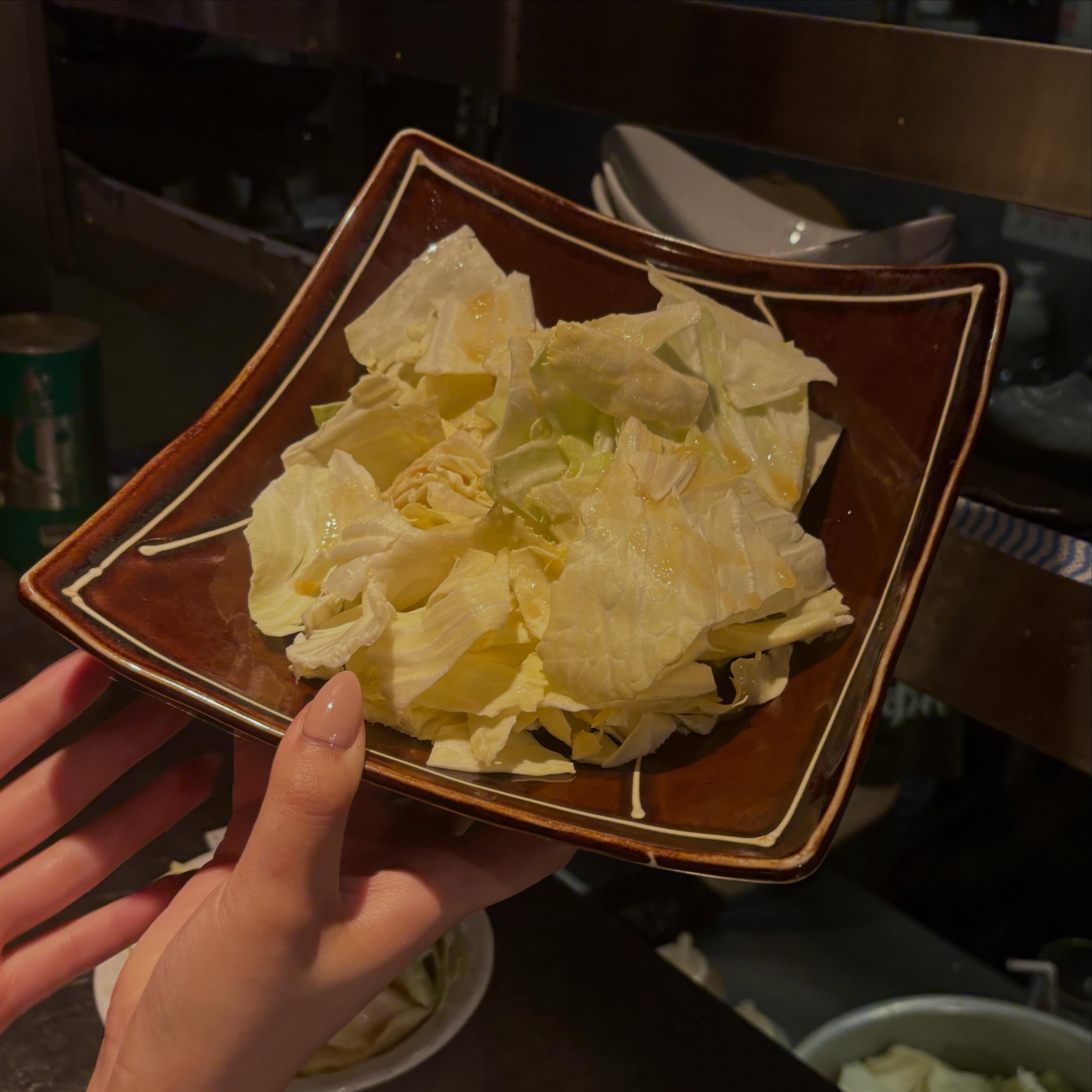 お通しの塩だれキャベツおかわり無料ですᐡ ̳ᴗ ̫ ᴗ ̳ᐡ